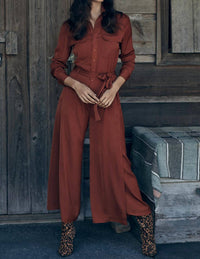 Elan - Button Up Jumpsuit