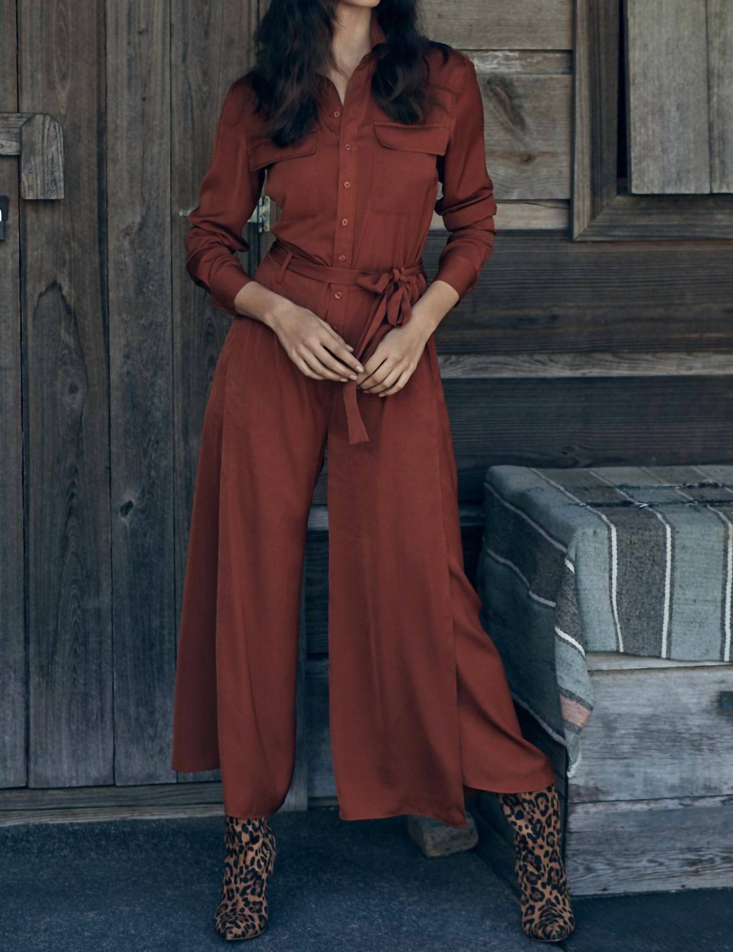 Elan - Button Up Jumpsuit