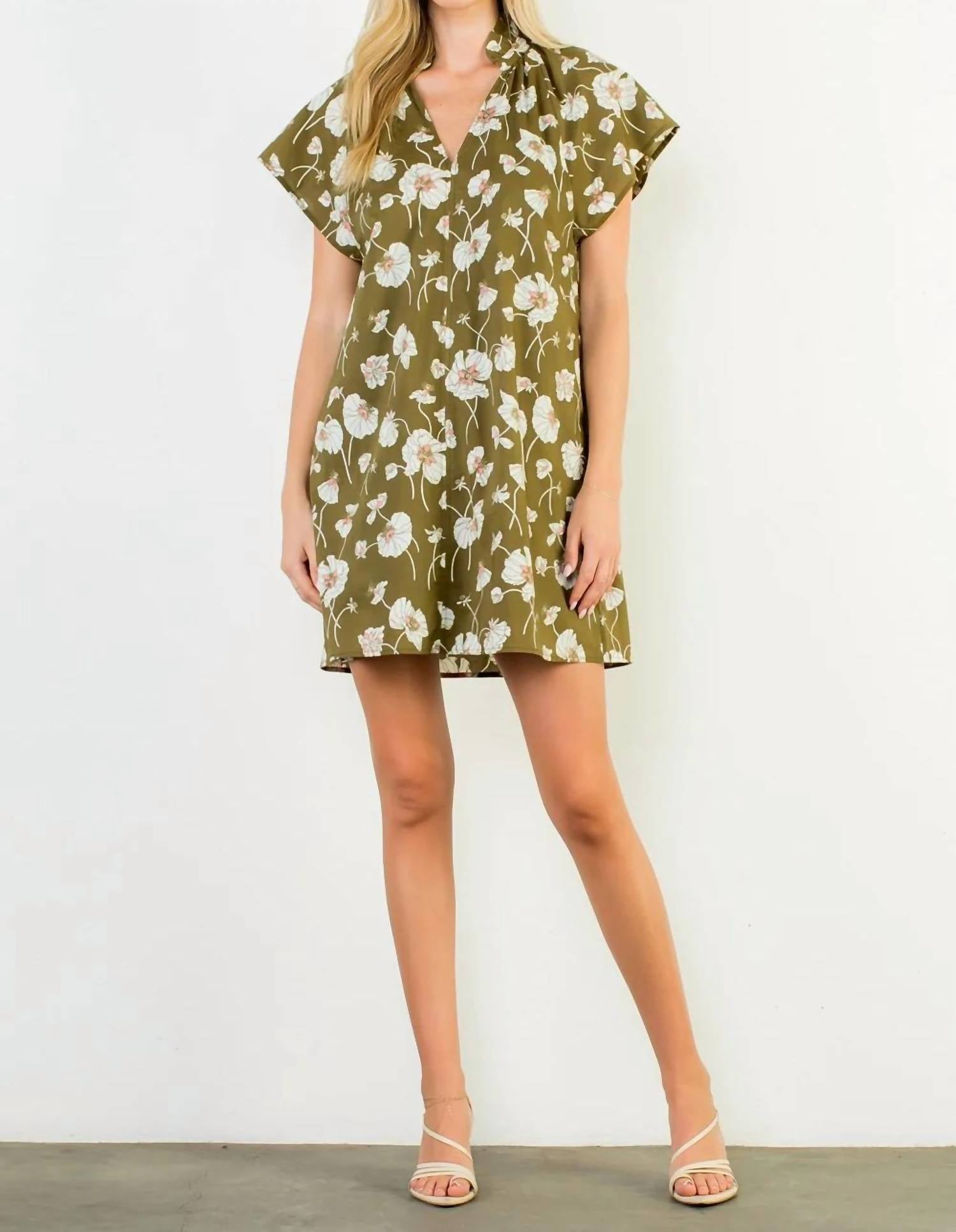 Thml - Floral V-neck Dress