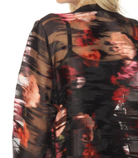 Joseph Ribkoff - Floral Organza Swing Jacket