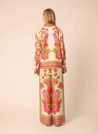 GILNER FARRAR Haylo Blouse in provence print - women's long sleeve top - alternate view