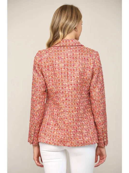 Fate - Double Breasted Tweed Jacket