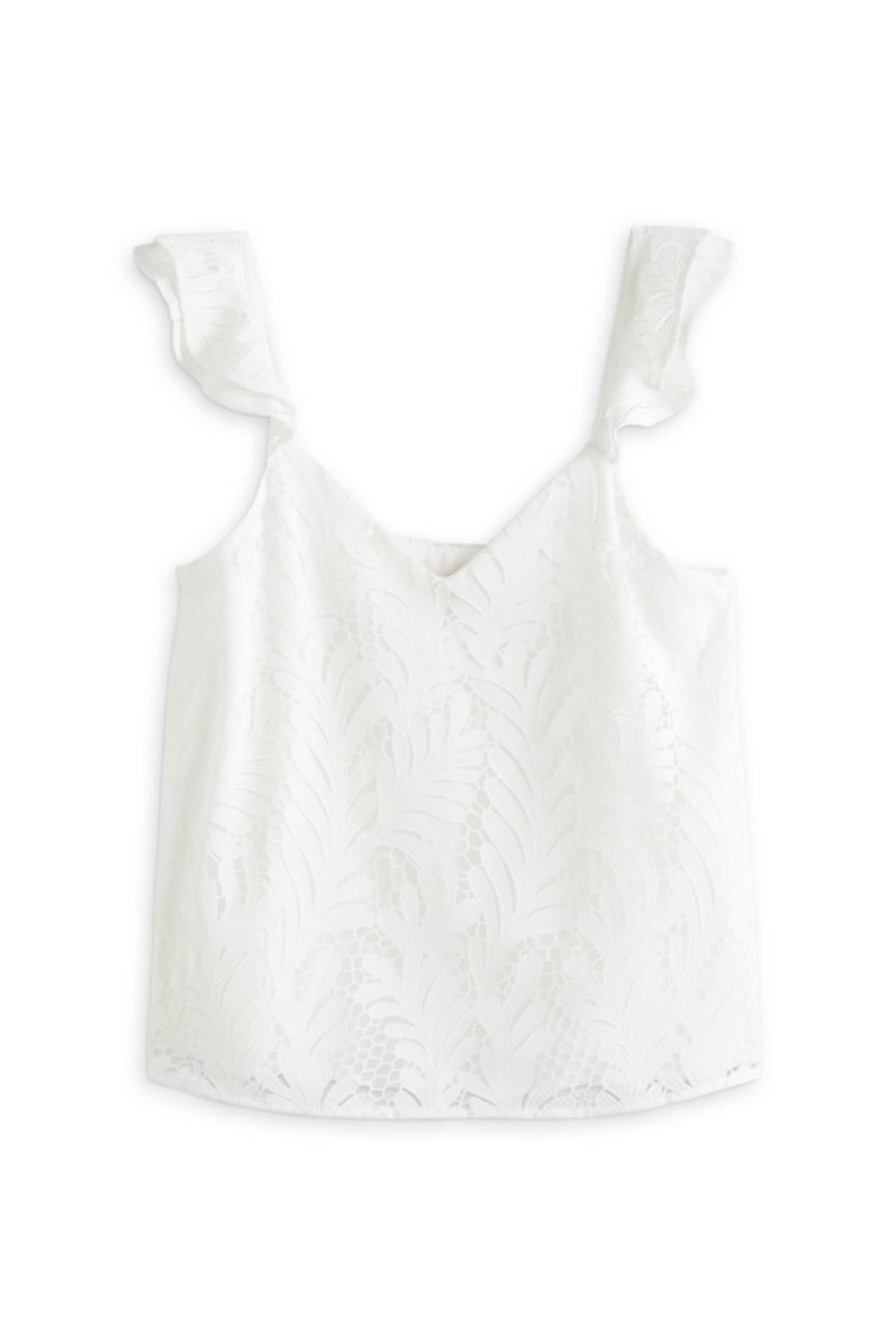Skies Are Blue - Women's Gretchen Ruffle Tank