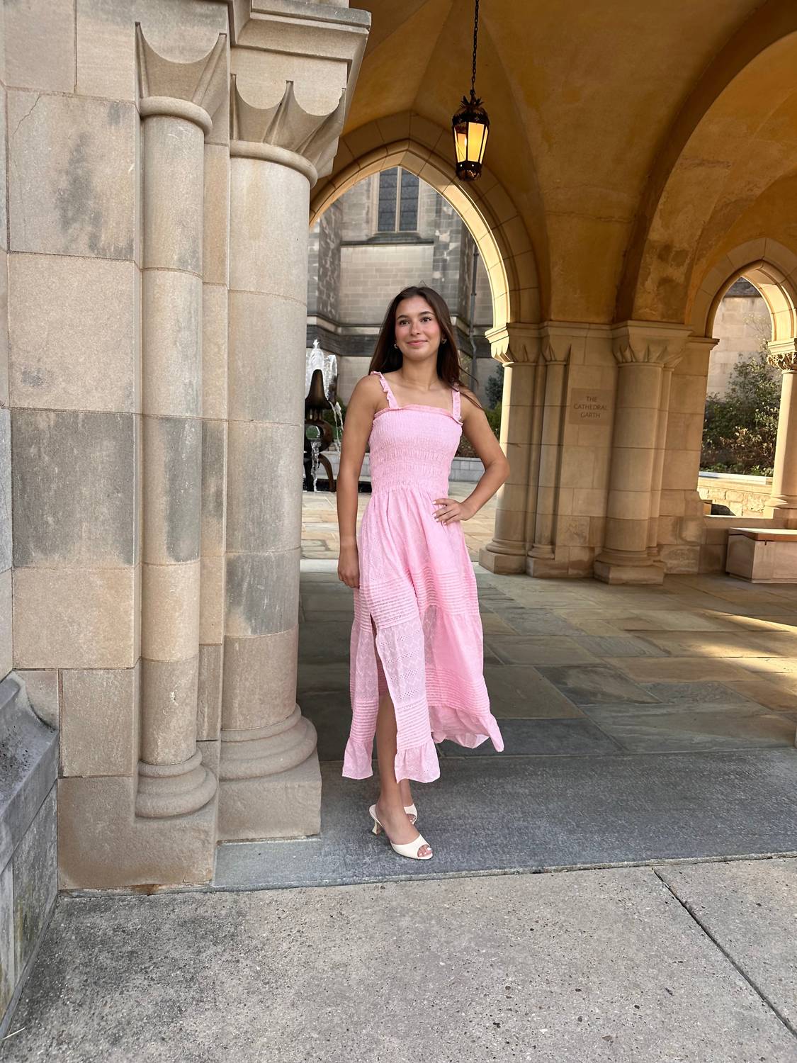 Little Olin - Long Ruffle Dress