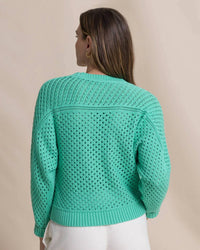 Southern Tide - Ophelia Long Sleeve Open Stitch Sweater