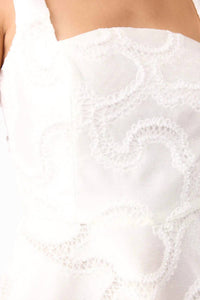 ELLIATT Elara Beaded Mini Dress in white - women's dress - view 6