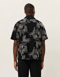 Les Deux - Liam Aoe Flower Short Sleeve Shirt