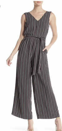Max Studio - Belted Sleeveless Romper Suit