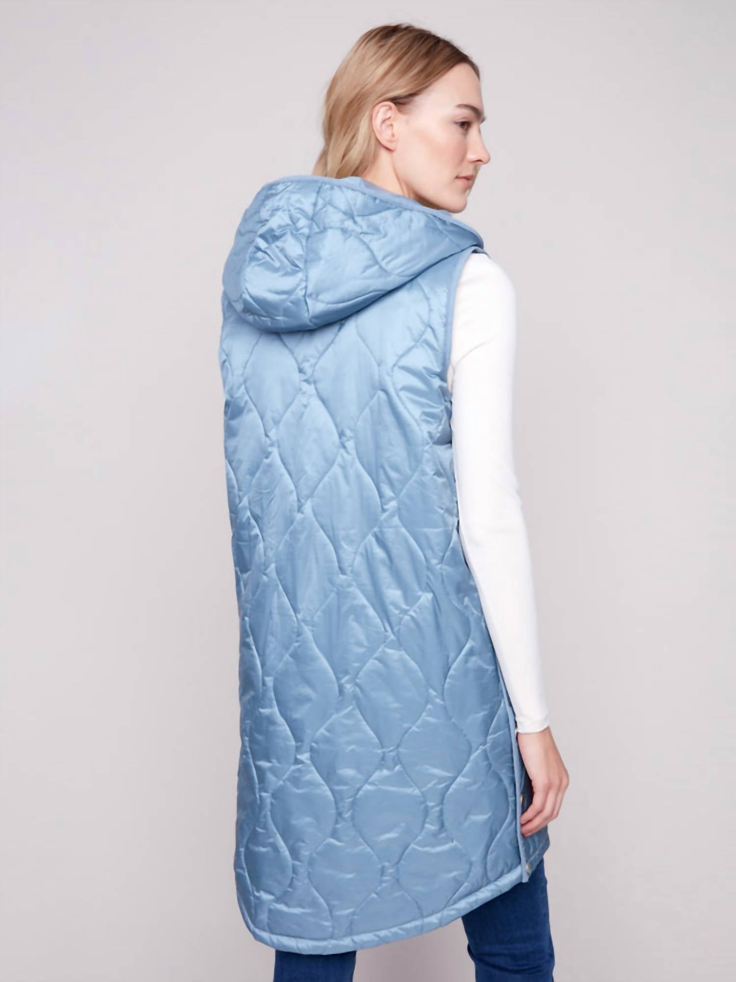 Charlie B - Pearlized Long Vest
