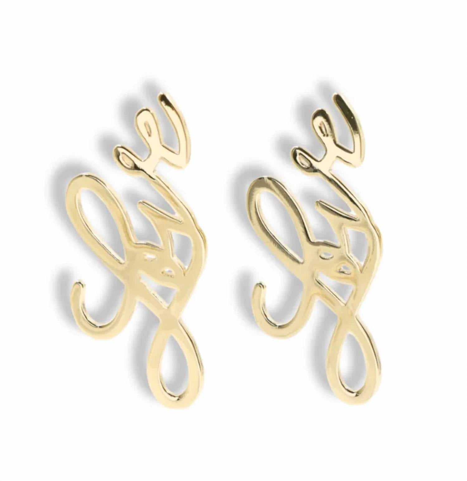 Brianna Cannon - Women's Love Stud Earrings