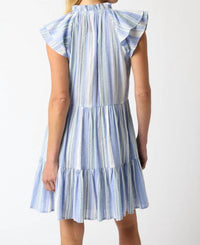 Olivaceous - Kaia Stripe Mini Dress