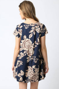 Olivaceous - Drea Floral Bubble Dress