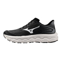 MIZUNO Men's Wave Horizon 8 2e Shoe in black white - men's shoe - detail view