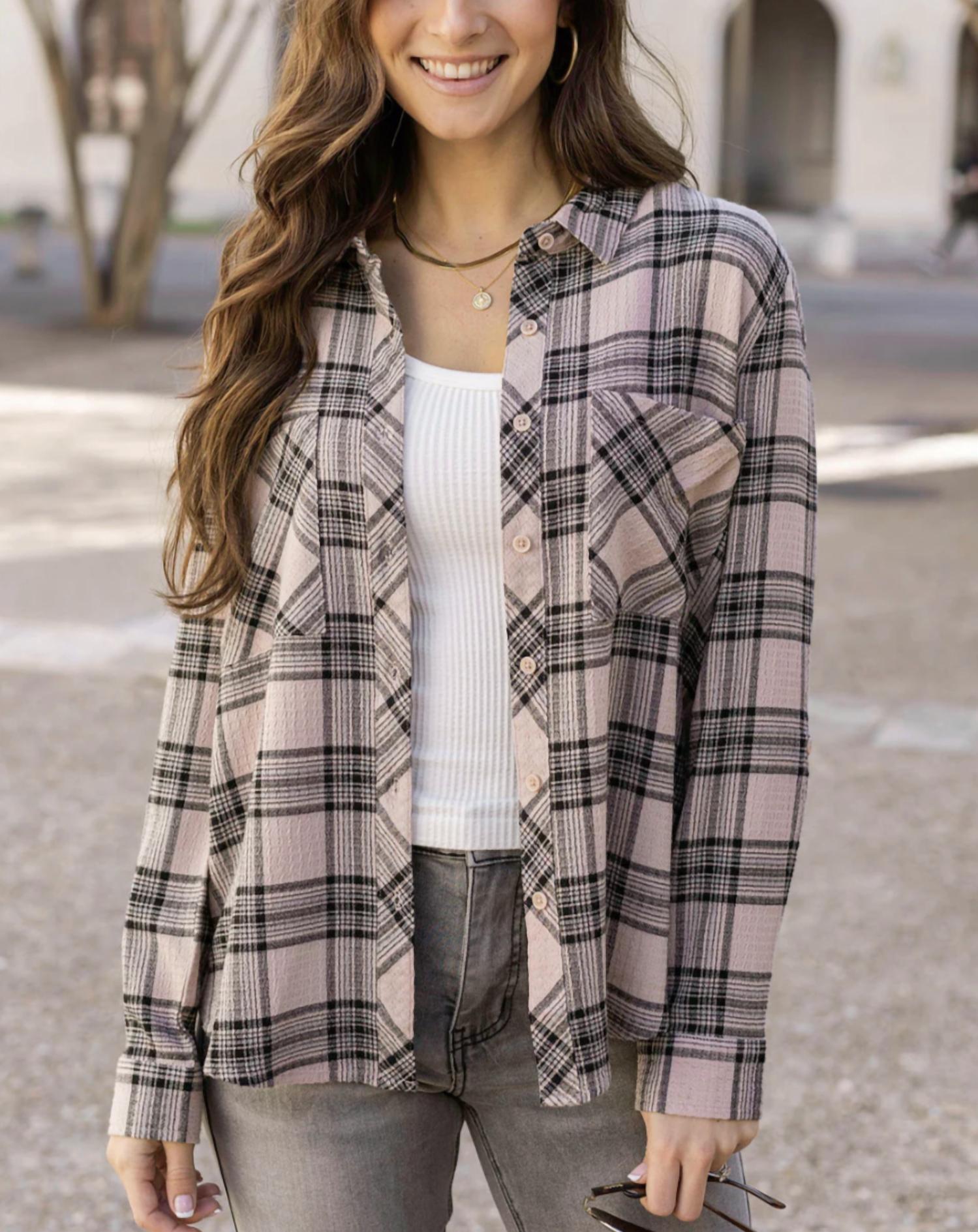 Grace And Lace - Favorite Button Up Top