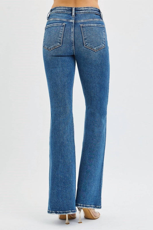 Risen - Tummy Control High Rise Flare Jeans