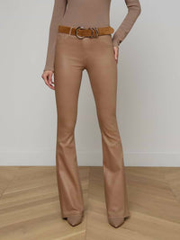 L'Agence - Marty Coated Flare Jeans