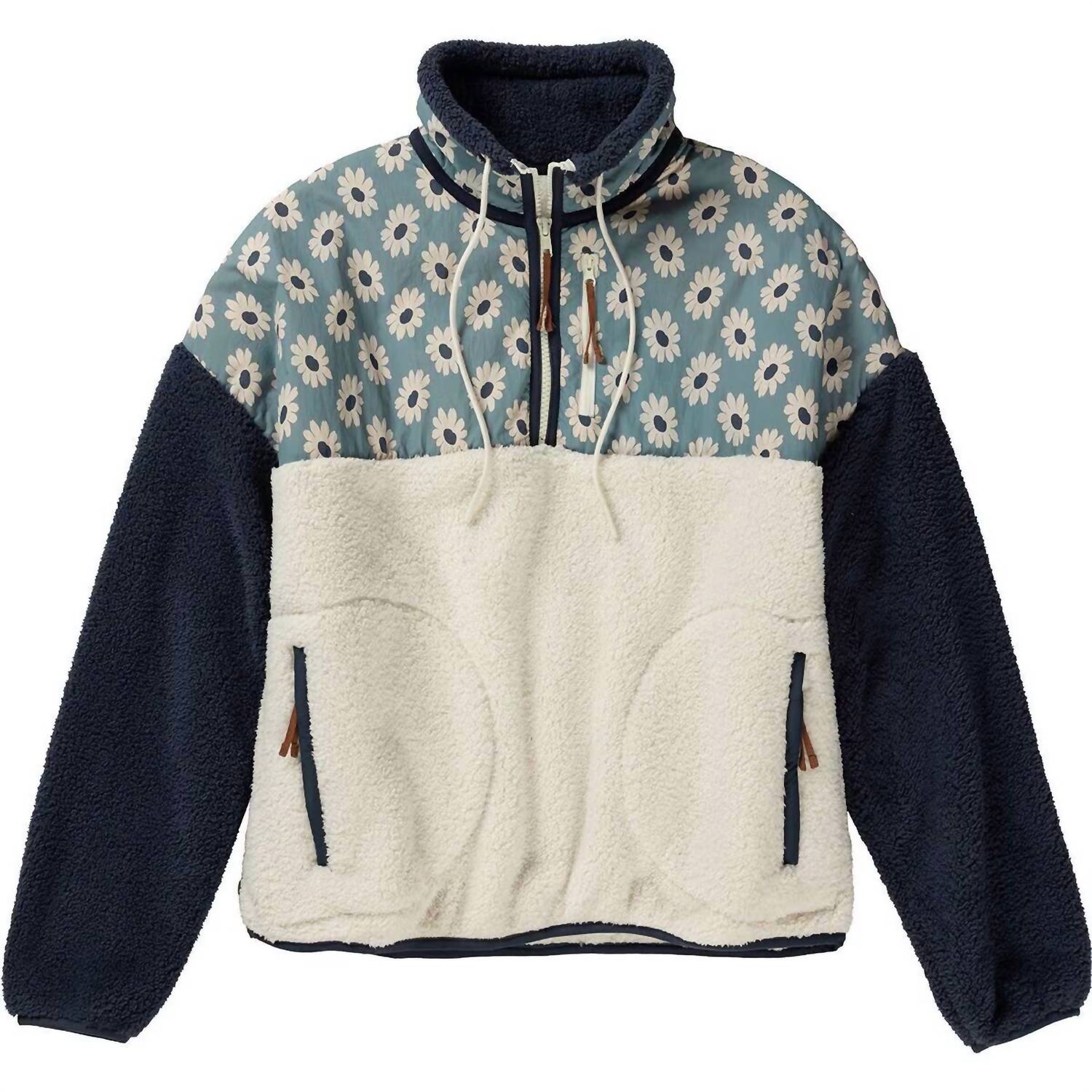 The Great. - Women's Plush Terrain Half Zip Sweater