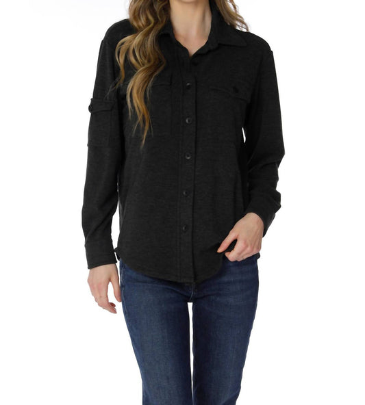Bobi - Pocket Button Front Shirt