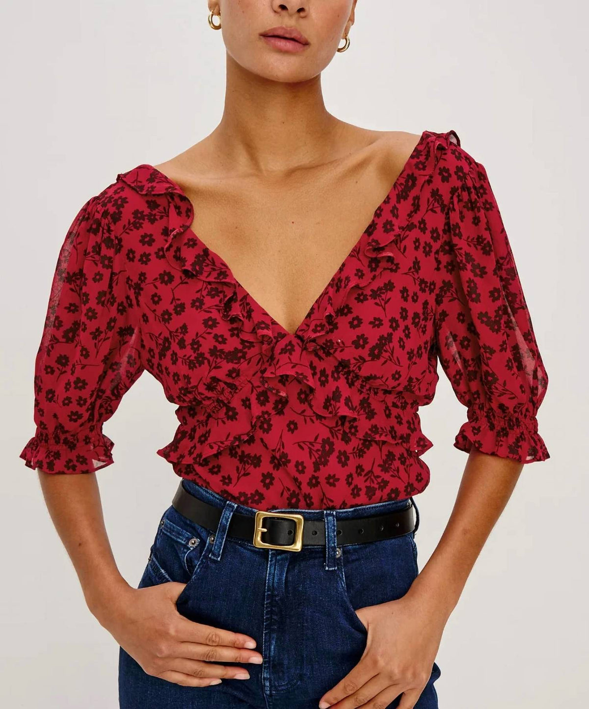 Rails - Miramar V-neck Blouse