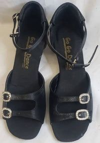 Go Go Dance - Women's Mary 1.3" Thick Heel Latin Sandal