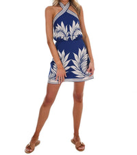 Mable - Women's Palm Cove Halter Mini Dress