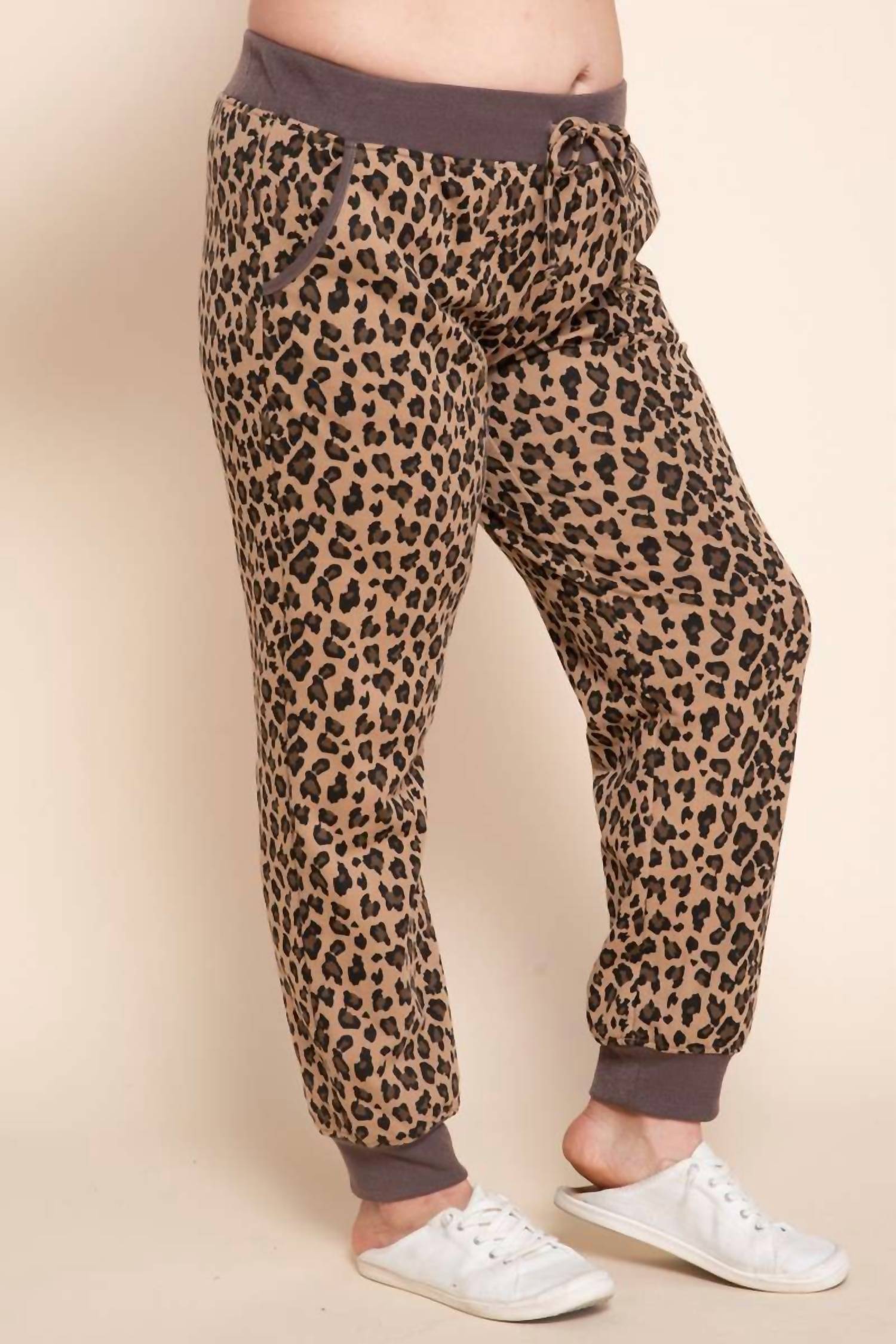 Mittoshop - Leopard Jogger Pants
