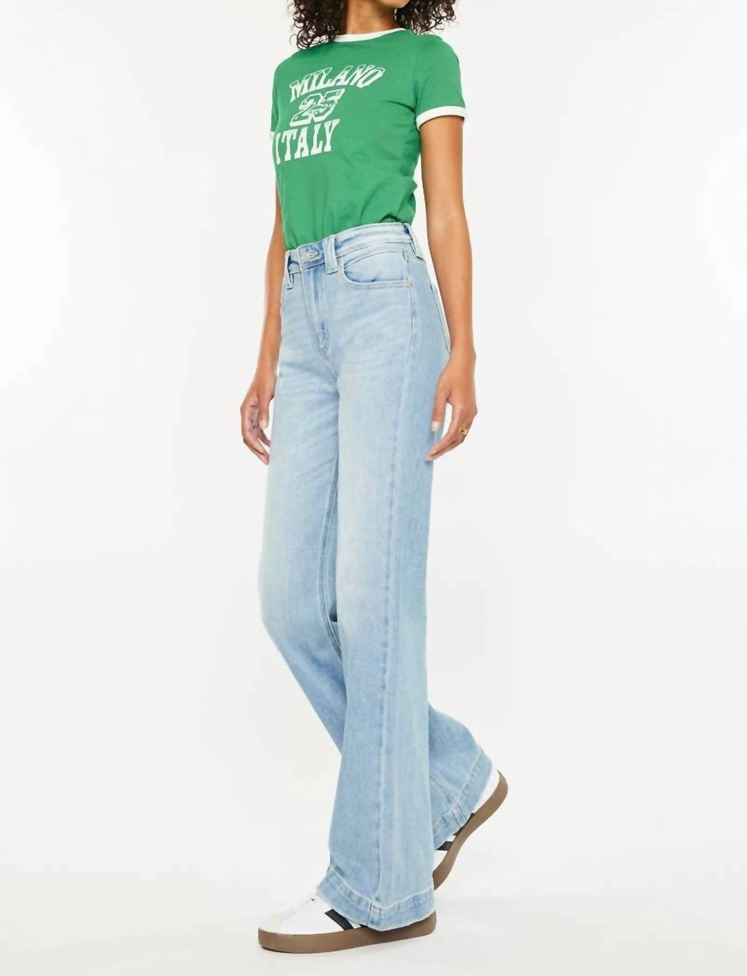 Kancan - Wide Leg Flare Jeans