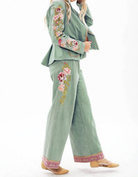 Aratta - Time To Shine Wide Leg Denim Pants