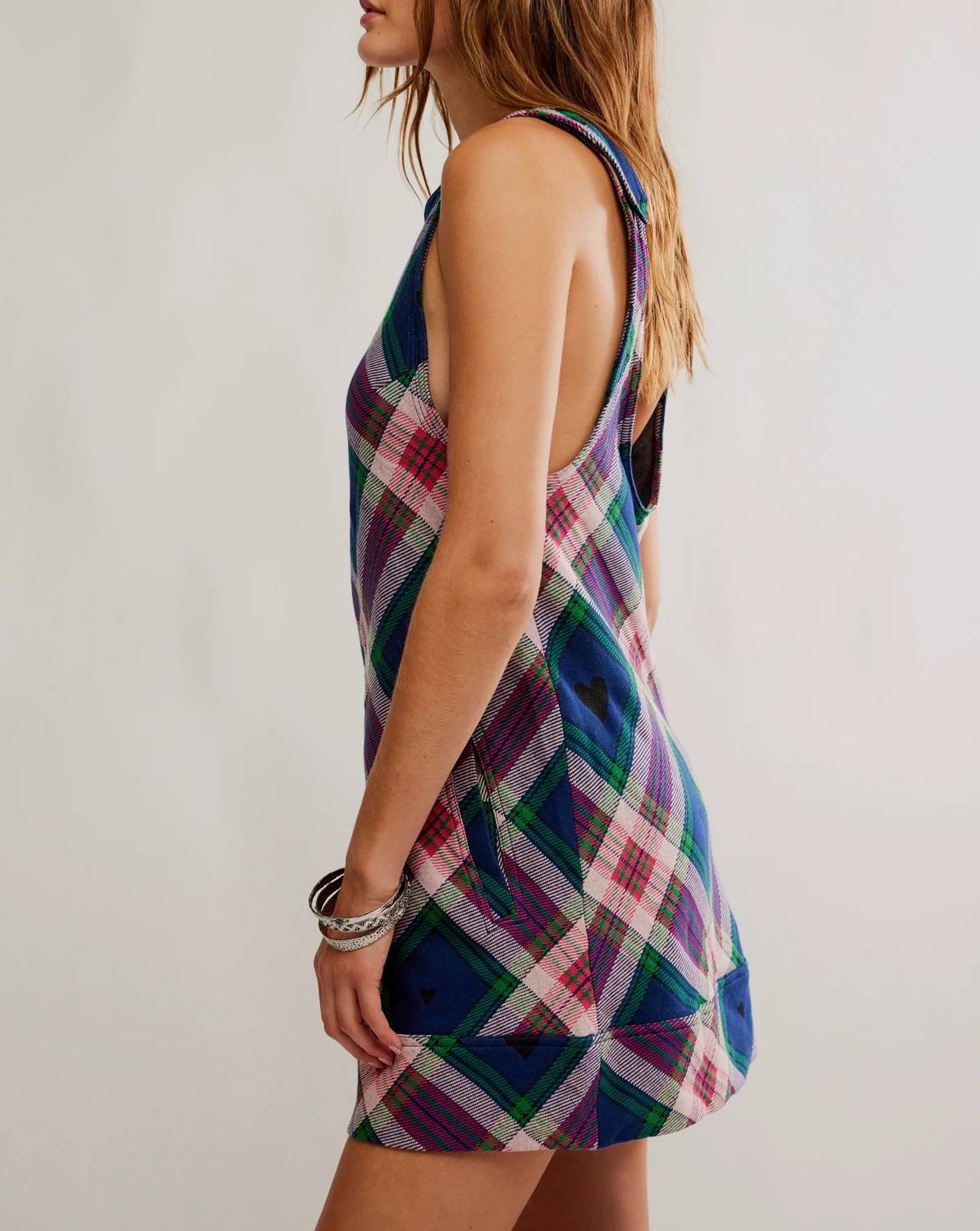 Free People - Carven Plaid Mini Dress