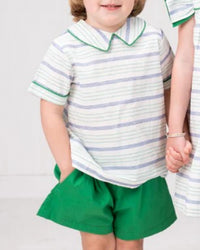 The Oaks Apparel - Boys' George Stripe Short Set