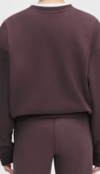 Favorite Daughter Collegiate Sweatshirt in burgandy - women's top - alternate view