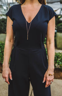 Front Tie Jumpsuit
