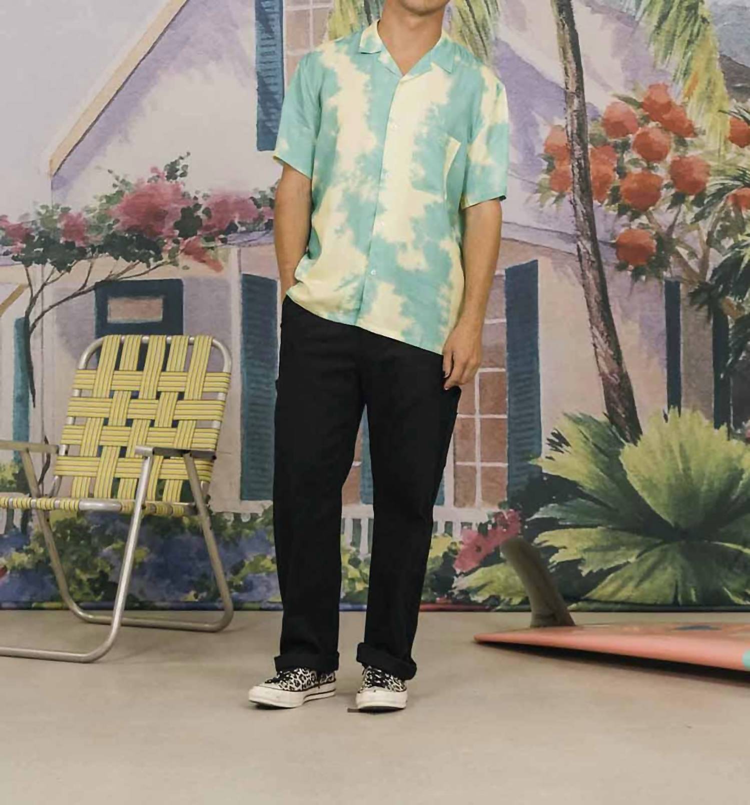 Duvin - Lemon Dye Button-up Shirt