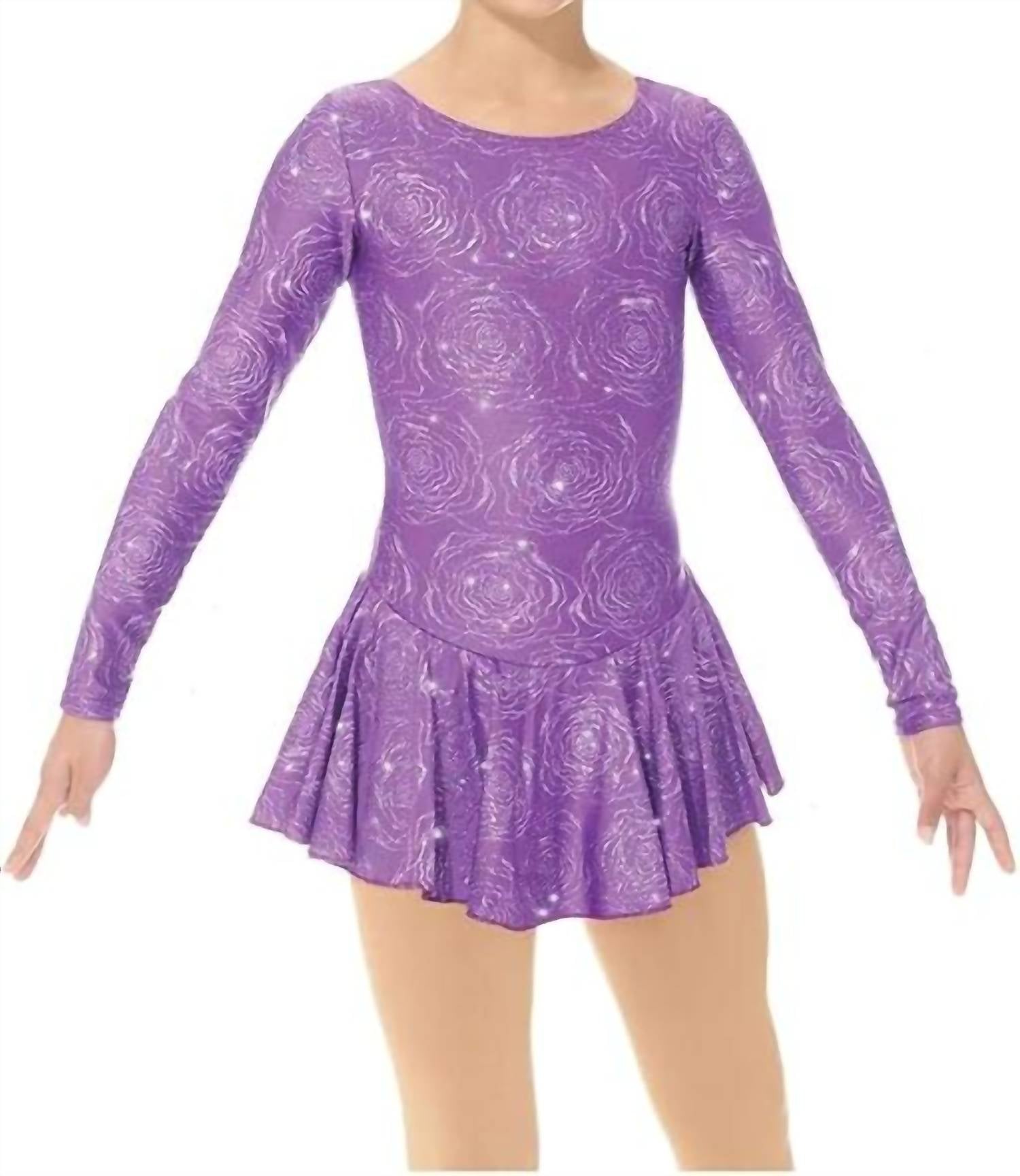 Mondor - Shimmer Pattern Long Sleeve Skate Dress