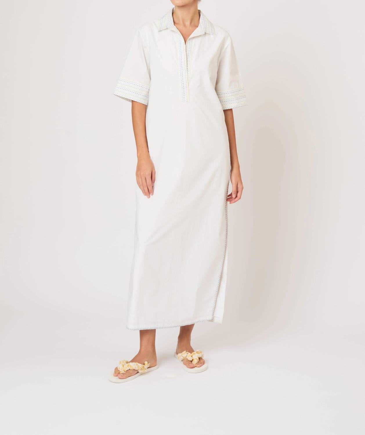 Rosie Assoulin - Caftan Trapunto Midi Dress