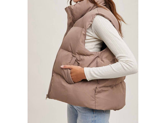 Bluivy - Zip Front Puffer Vest