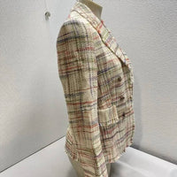 Akris - Women’s Fringe Tweed Blazer Jacket