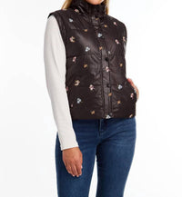 Fdj - Quilted Embroidered Vest