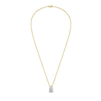 Diana M Jewels - Pear-cut East–west 3.00 Ct Lab-grown Diamond Necklace