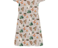 Kickee - Baby Girl's Flutter Sleeve Twirl Dress