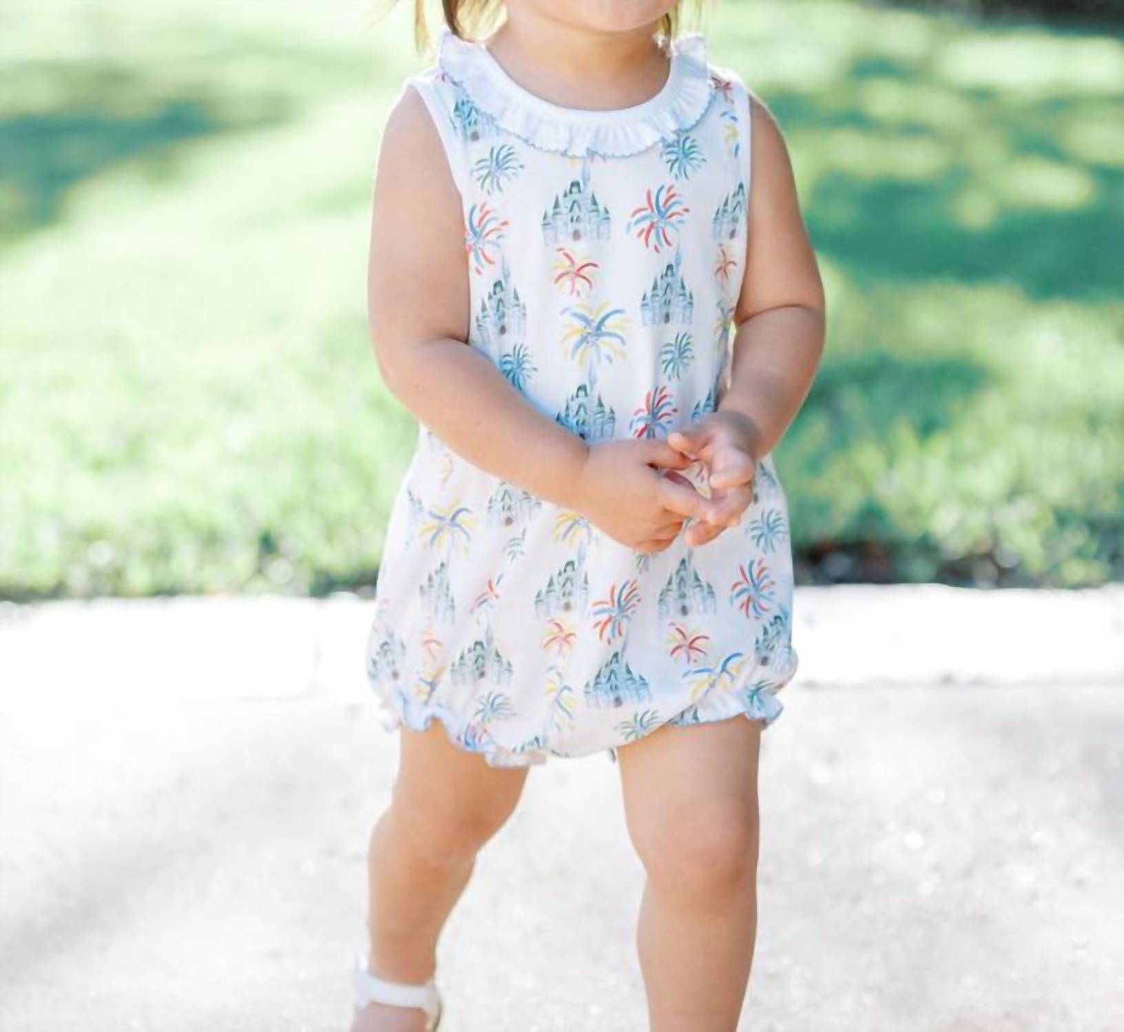 THE PROPER PEONY Magic Girl Bubble Onesies in white - kids' item