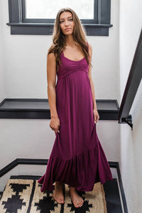 Yala - Cleo Babydoll Bamboo Maxi Dress