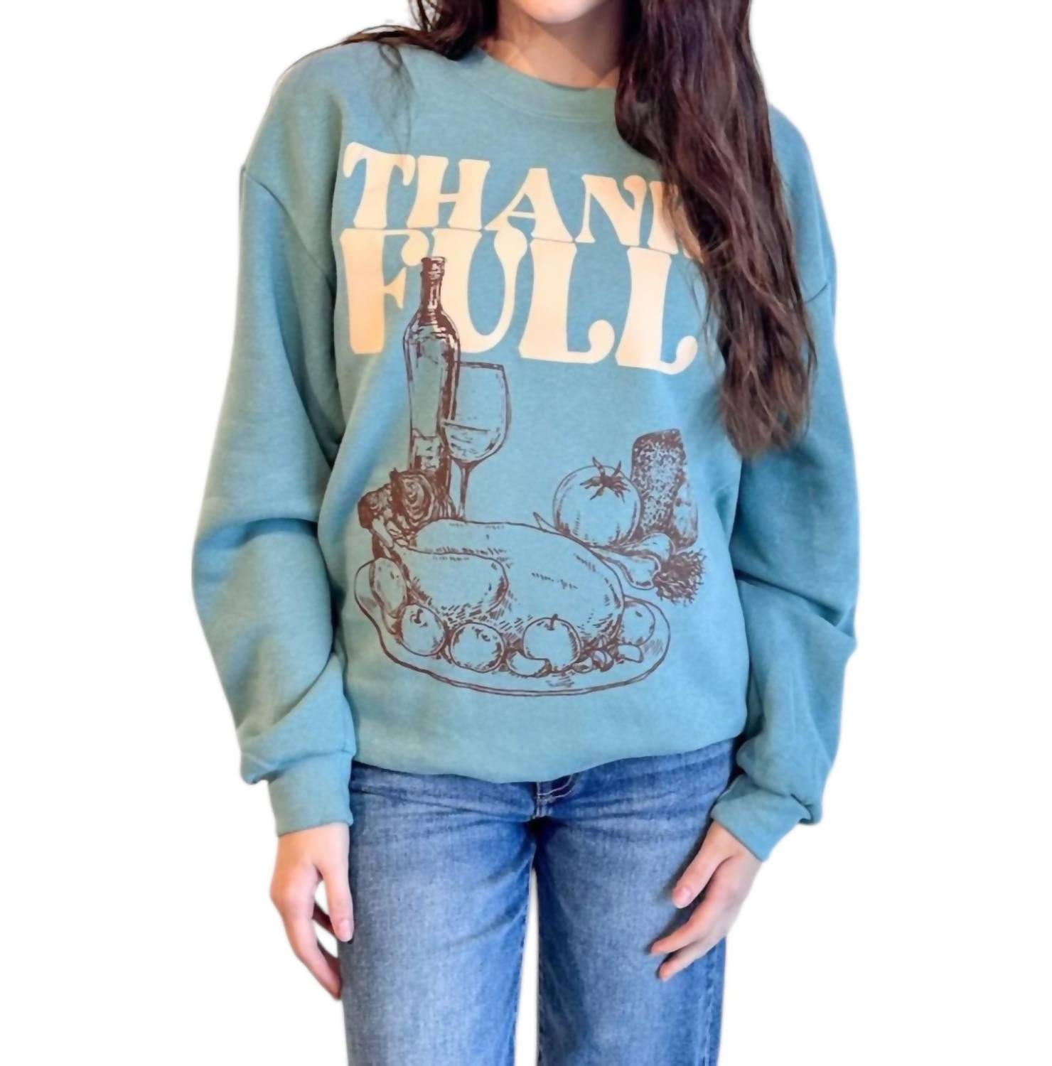 The Clandestine Underground - ThankFULL Oversized Cozy Sweatshirt