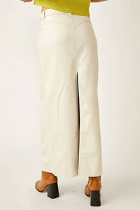 Free People - City Slicker Vegan Maxi Skirt