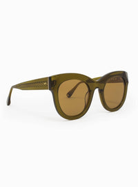Aperçu Eyewear Women's Le Chat Cat-eye Sunglasses in noix - women's accessory