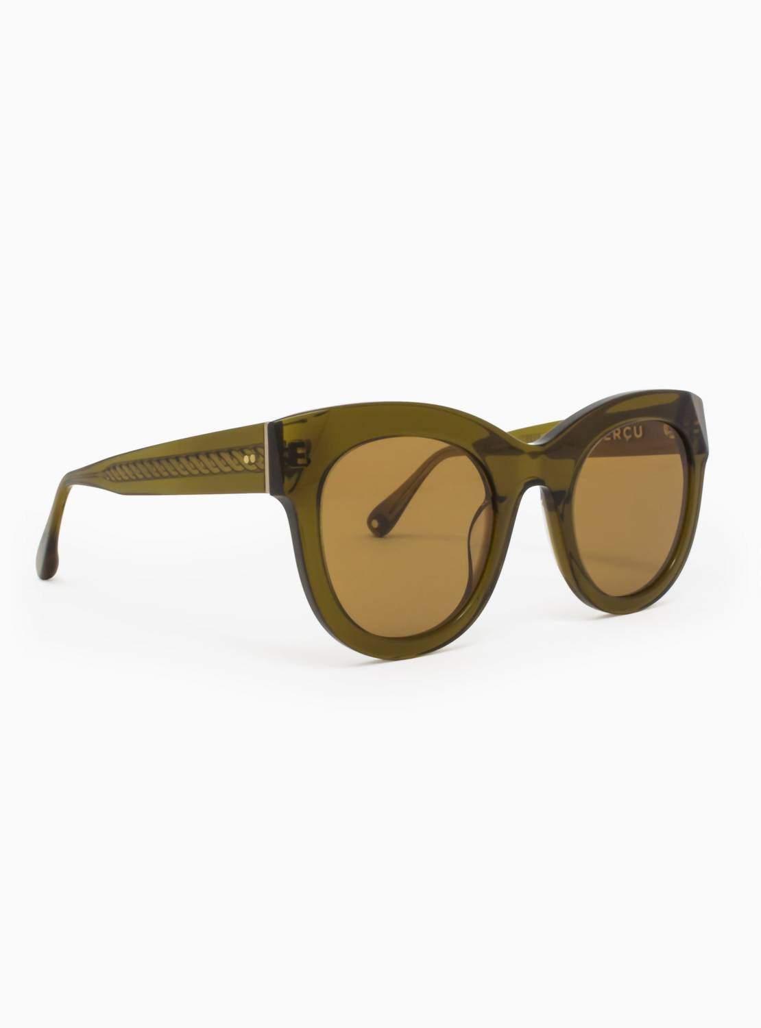 Aperçu Eyewear Women's Le Chat Cat-eye Sunglasses in noix - women's accessory