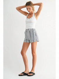 Just Black Denim - High Rise Utility Cargo Short