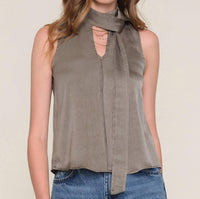 heartloom Joey Sleeveless Top in mineral - women's blouse