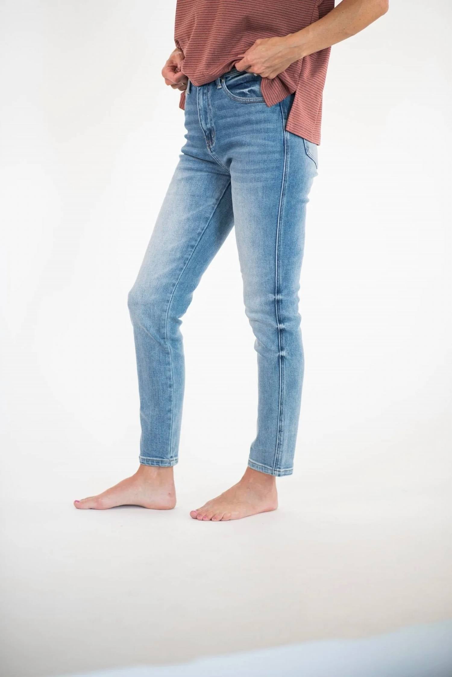 Tea N Rose - Candace Girlfriend Jeans