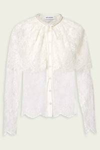 Self-Portrait - Lace Cape Top